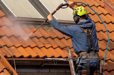 Démoussage et hydrofuge de toiture à Joch